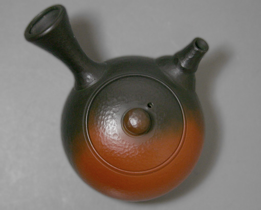 Japanese pottery- Tokoname kyusu teapot by Yoshiki