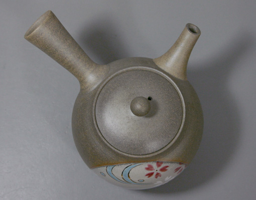 Sakura "Nishiki-e" kyusu by Yutaka