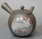 Sakura "Nishiki-e" kyusu by Yutaka