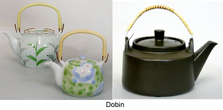 Japanese teapot types - Dobin