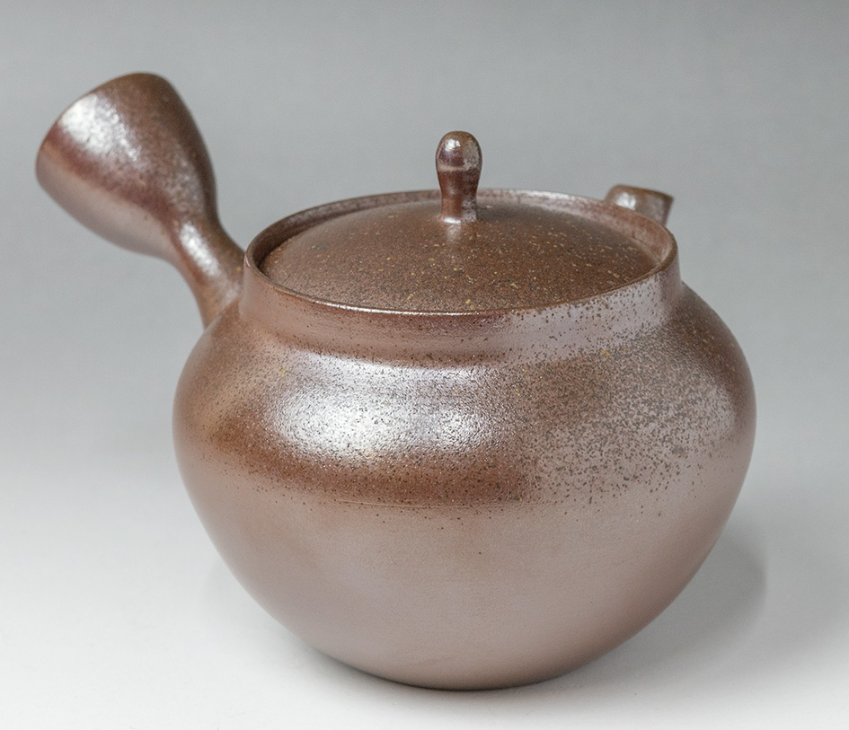 Banko teapot by Otsuki Shun - side view