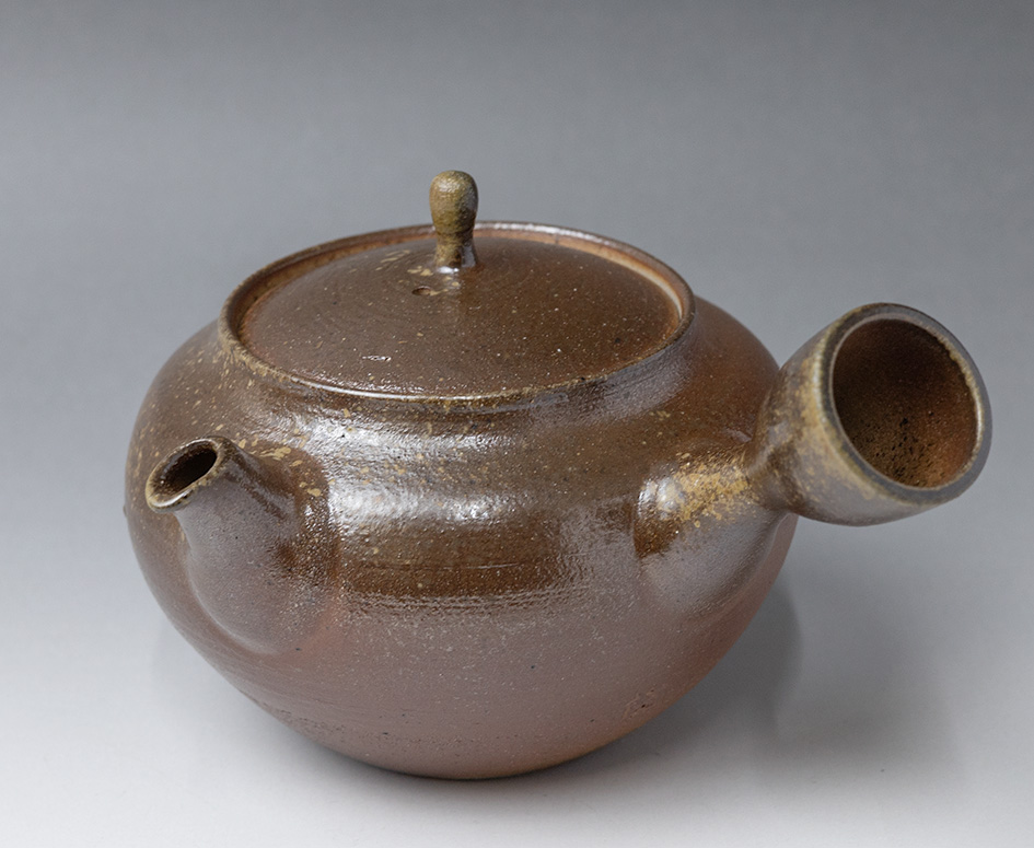 Banko teapot by Otsuki Shun - side view