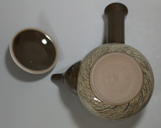 Gagyu Pampas grass teapot