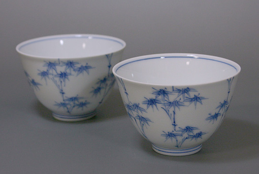sometsuke bamboo yunomi