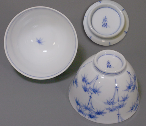sometsuke bamboo yunomi