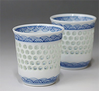 Arita porcelain guinomi sake cup