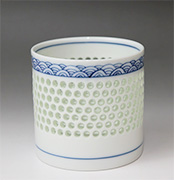 Arita porcelain rock glass