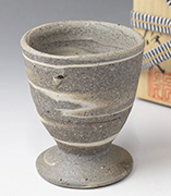 Bizen nerikomi guinomi sake cup