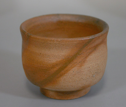 Bizen ware -guinomi sake cup
