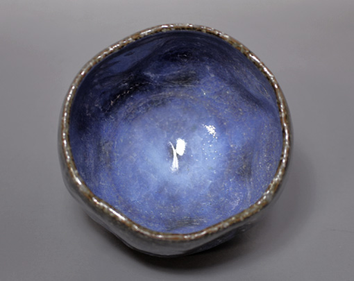 Aohagi teabowl by Noutomi Susumu
