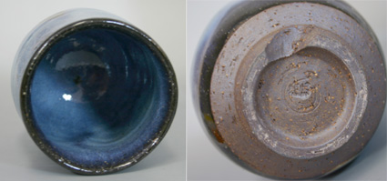 Hagi ripple design yunomi by Seigan