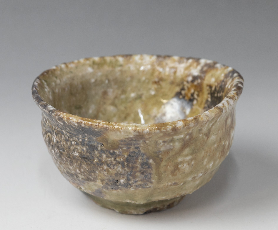 Iga guinomi sake cup #63, side view