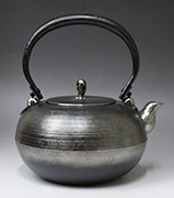 Nanbu cast iron kettle - Satetsu Komarugata Itome, 1.2 liter