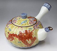 Kyoto porcelain teapot by Ichiraku