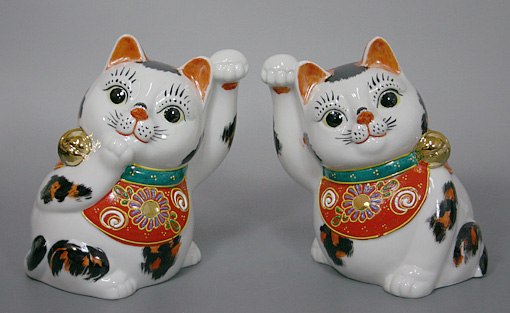 Kutani calico maneki neko 