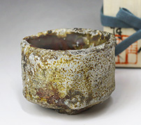 Japanese pottery - Tamba guinomi sake cup