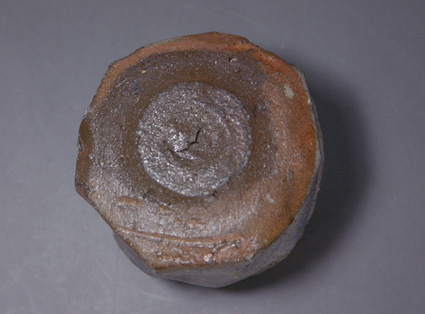 Japanese pottery  - Tanba (Tamba) guinomi sake cup