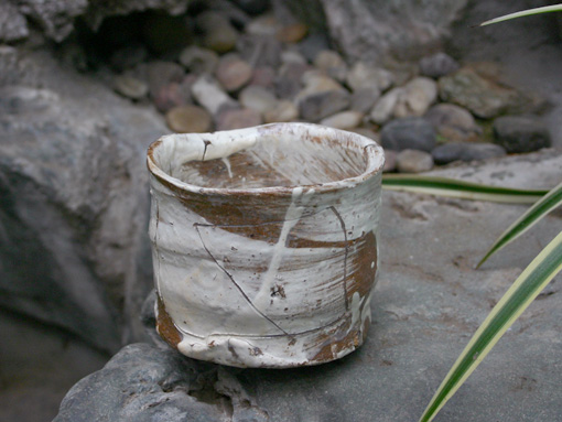 Japanese pottery  - Tanba (Tamba) large cup