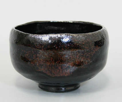 Japanese tea ceremony goods-  Kuro Raku Matcha bowl