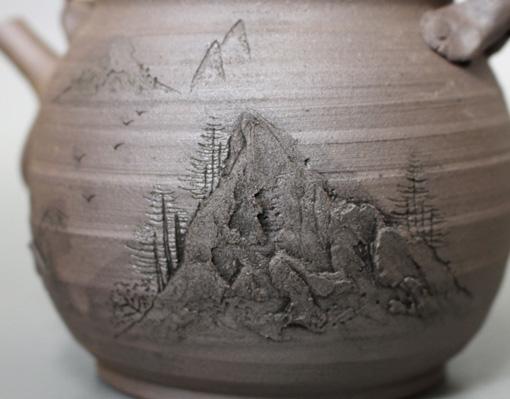 Tokoname teapot kyusu by Gyokko