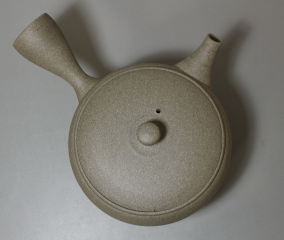 Japanese pottery - Tokoname kyusu teapot by Koshi of Gyokko