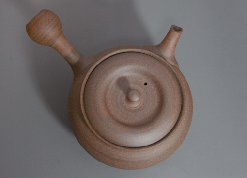 Japanese Tokoname kyusu teapot by Hokujo