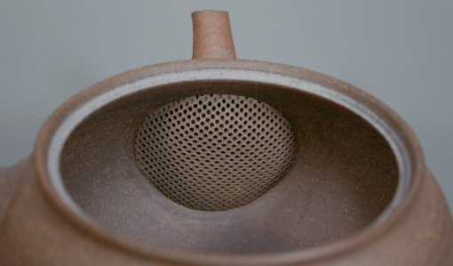 Japanese Tokoname kyusu teapot by Hokujo