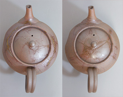 Hokujo backhandled teapot 