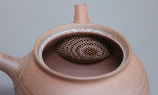 Japanese Tokoname kyusu teapot by Hokujo