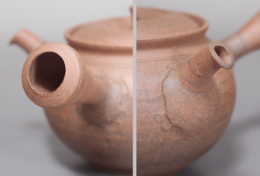 Japanese Tokoname kyusu teapot by Hokujo