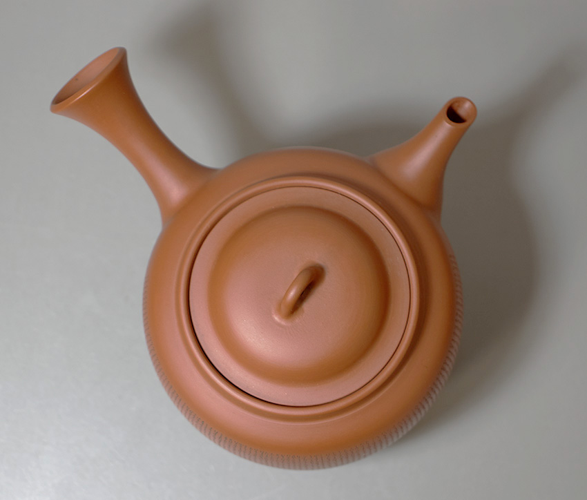 Tokoname shudei teapot by Yamada Jozan III