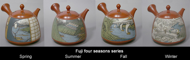 Tokoname teapots by Setsudo/Kodo 