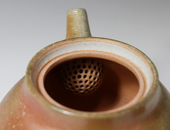 Japanese pottery - Tokoname wood-fired teapot by Nakagawa Takanori