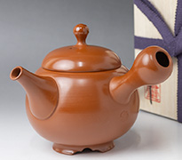 Tokonameyaki Shudei bell-shaped teapot by Setsudo