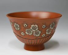 Japanese pottery - Tokonameyaki tea cup by Shunen II