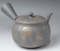 Yakishime Mogake Teapot by Teruyuki 400ml, 410 ml