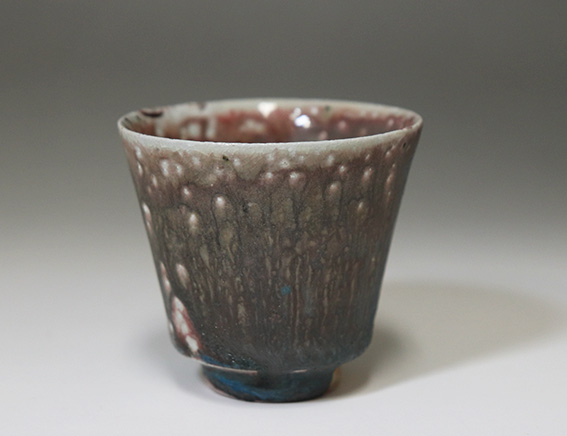 Tokoname wood-fired sake cup by Yamada Sou Tokoname wood-fired sake cup by Yamada Sou