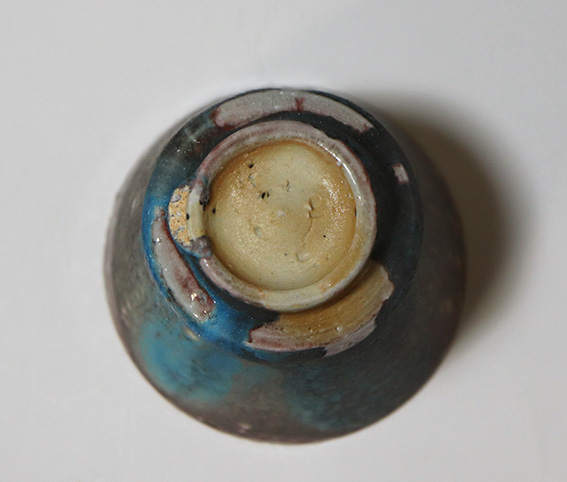 Tokoname wood-fired sake cup by Yamada Sou Tokoname wood-fired sake cup by Yamada Sou