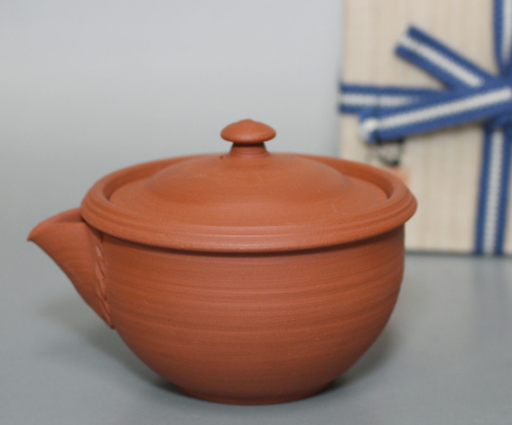 Japanese pottery -  Tokonameyaki teapot by Yamada Sou
