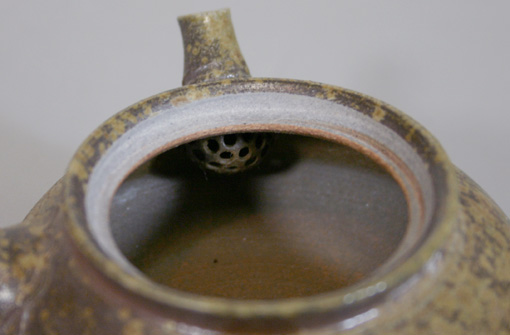 Japanese pottery- Tokoname kyusu teapot by Yoshiki