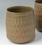 Tokoname nerikomi yunomi by Yusen