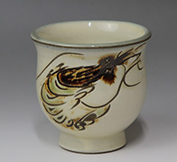 Okinawan ebi yunomi teacup